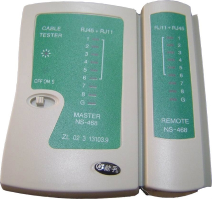 NS-468 RJ45 / RJ11 Cable Tester