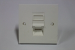 RJ45 Face Plate Cat 6 ALL-LINK Single Port 45degree  Modular Plug, Modular Jack, Face Plate Networking Products