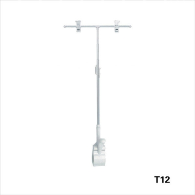 652041 - THUMB CLIP T TYPE w 2 CLIP ADJ. H80cm (T12) 