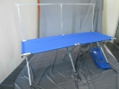 780502 - DISPLAY CANVAS TABLE 200L X 75Dcm WITH HANG BAR TABLE & METAL LEG PASAR MALAM EQUIPMENTS