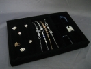540001BK - Jewelry Tray 3 in 1 35x25x3cm (BLACK) Jewelry Tray JEWELRY DISPLAYS