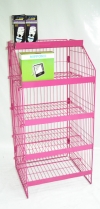 20389PN-TG1-PINK-DISPLAY STD-WIRE TYPE Floor Stand CUSTOM MADE