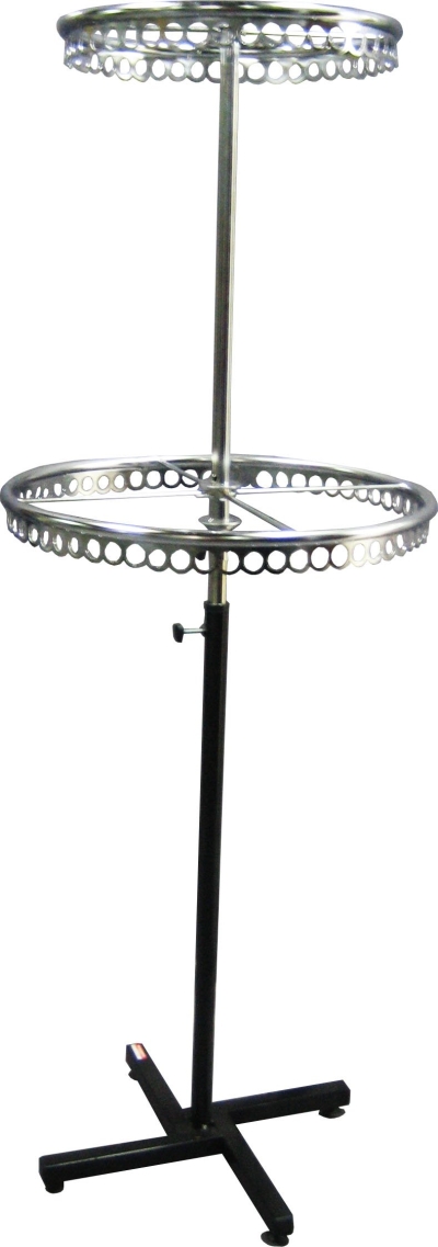 400303 - RING STAND 2 LAYER (CHROME)