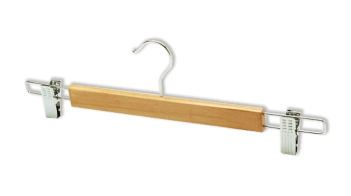 30103-N9-W013-HANGER WOODEN HANGER C/W CLIP