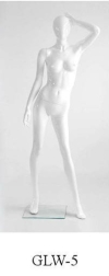 450104 - FEMALE FIBER MANNEQUIN G.WHITE (GLW-5) Female Abstract MANNEQUINS