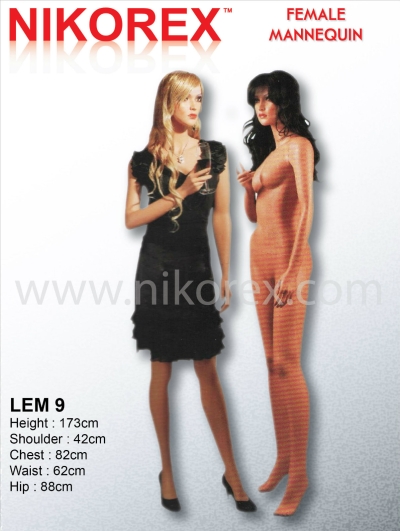 440002 C FEMALE FIBER MANNEQUIN SKIN (C/LEM 9)