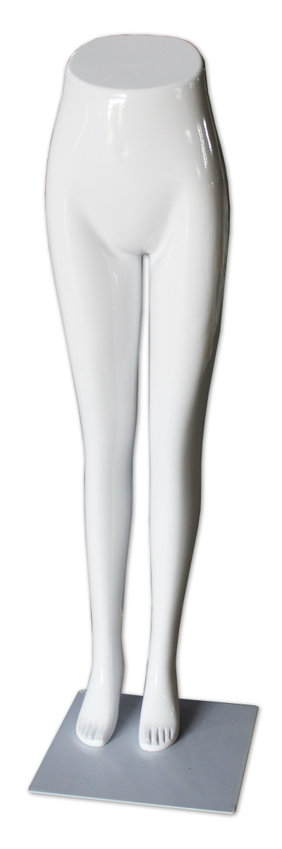 490007 - FEMALE LEG MODEL GLOSSY WHITE (HP02)