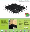 280001 - Plastic Pallet (N4-1210SL) 100Lx120Dx12Hcm PALLET MATERIAL HANDLING EQUIPMENTS
