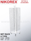 302003 / 302003BK - 4 Sided X Type Net Rack 5'H NETTING RACKS