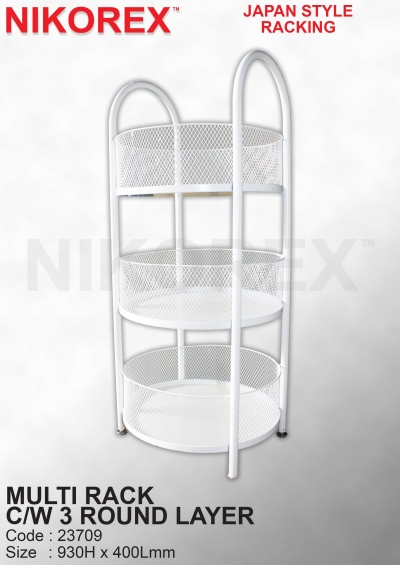 23709-MULTI RACK C/W 3 ROUND LAYER