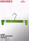 505001GN - Clip Hanger A06B Green (10pcs) Clip Hanger HANGERS