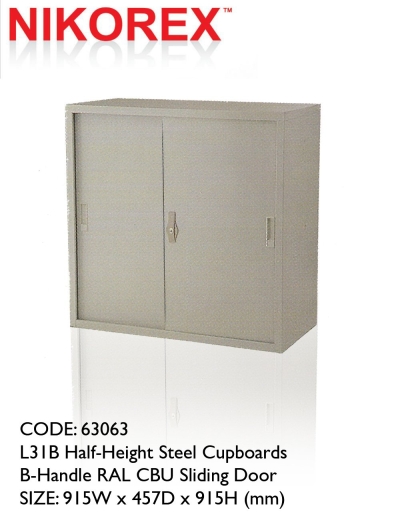 750202 - SLIDING DOOR CUPBOARD 3'H (L34B)