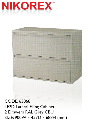 750101 - 2 DRAWERS FILING CABINET (LF2D) 3'L