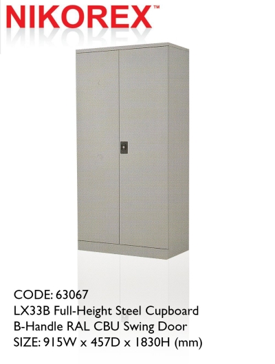 750301 - SWING DOOR CUPBOARD 6'H (L33B)