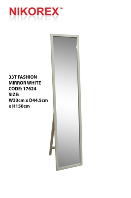  524002WH/ 524002BK/ 524002BR  - STANDING MIRROR 33T 