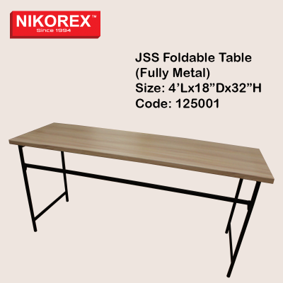 125001  - JSS Foldable Table  (Fully Metal)