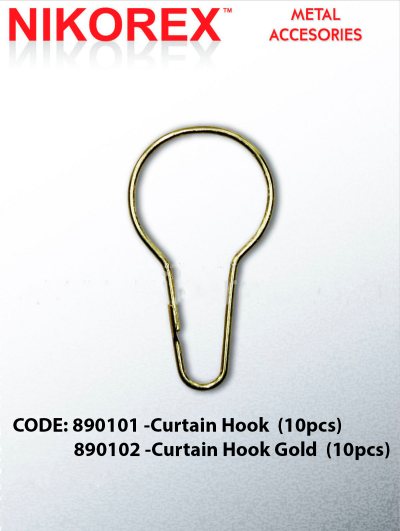 890101-890102 CURTAIN HOOK