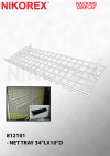 812101 - NET TRAY 34"LX10"D NETTING ACCESSORIES