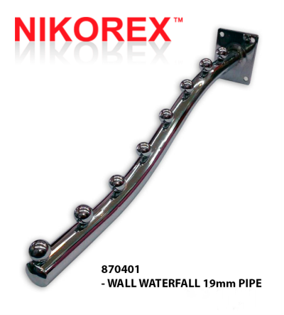 870401 - WALL WATERFALL 19mm PIPE