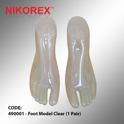 490001 - Foot Model Clear (1 Pair)