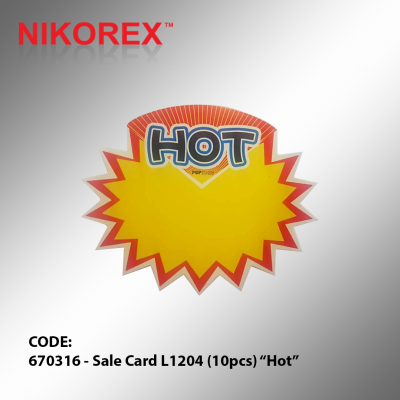 670316 - Sale Card L1204 (10pcs) Hot