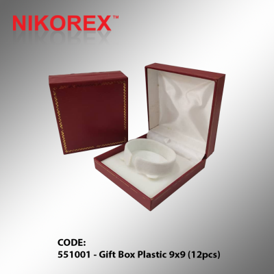 551001 - Gift Box Plastic 9x9 (12pcs)
