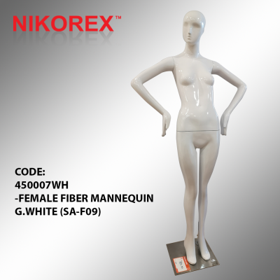 450007WH -FEMALE FIBER MANNEQUIN G.WHITE (SA-F09)