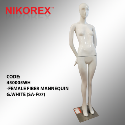 450005WH - FEMALE FIBER MANNEQUIN G.WHITE (SA-F07)