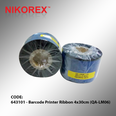 643101 - Barcode Printer Ribbon 4x30cm (QA-LM06)