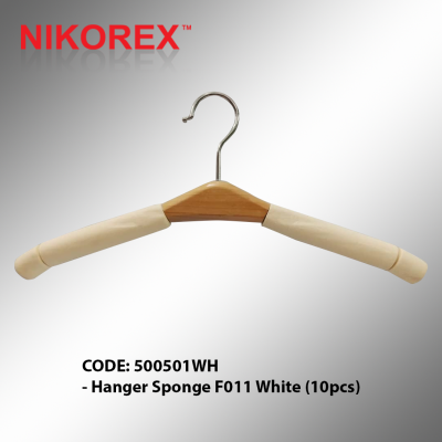 500501WH - Hanger Sponge F011 White (10pcs)