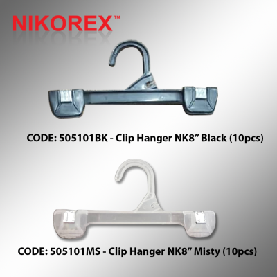 505101BK / MS - Clip Hanger NK8�� (10pcs)