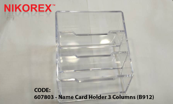 607803 - Name Card Holder 3 Columns (B912)