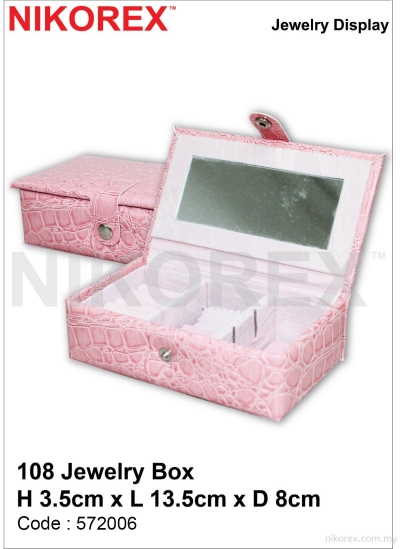 572006 - JEWELRY ORGANIZER 108 (3.5Hx13.5Lx8Dcm)