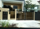 Main Gate Swing Type Tempered Glass Design. Main Gate and Fencing