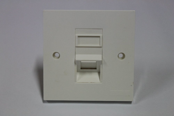 Single Port Faceplate 45degree