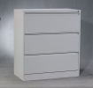 Lateral 3 Drawers Light Grey (Steel) Cabinet