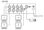 Video Distributor ( CD108 ) Video Distribution Amplifier Miscellanous