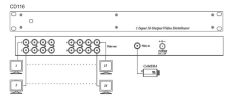 Video Distributor ( CD116 ) Video Distribution Amplifier Miscellanous