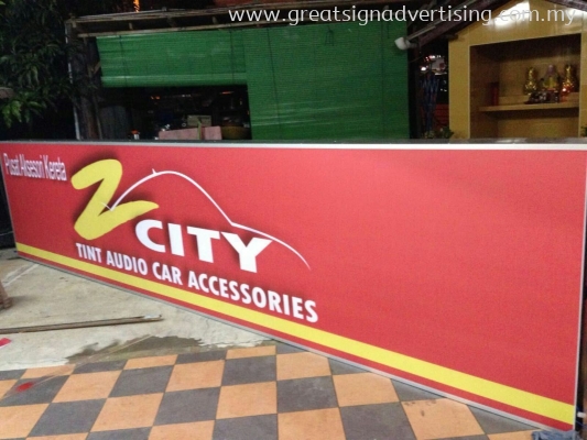 Z city car accessories light box at kampong jawa klang