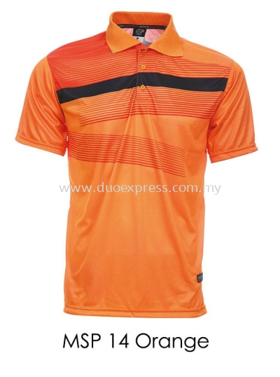 MSP 14 Orange Collar T Shirt