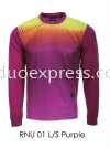 RNU 01 LS Purple Jersi t shirt Sublimation- ReadyMade Baju Uniform Ready Made Promosi