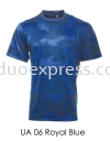 UA 06 Royal Blue Jersi t shirt Sublimation- ReadyMade Baju Uniform Ready Made Promosi