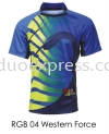 RGB 04 Western Force Jersi t shirt Sublimation- ReadyMade Baju Uniform Ready Made Promosi