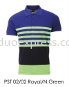 PST 02 02 Royal Neon Green T-Shirt Baju Polo T Cotton- ReadyMade Baju Uniform Ready Made Promosi