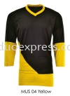 MUS 04 Yellow Muslimah Muslimah Cotton- Ready Made Baju Uniform Ready Made Promosi