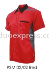 PSM 02 02 Red Unisex Corporate Shirt Baju F1 Korporat Unisex Ready Made Baju Uniform Ready Made Promosi