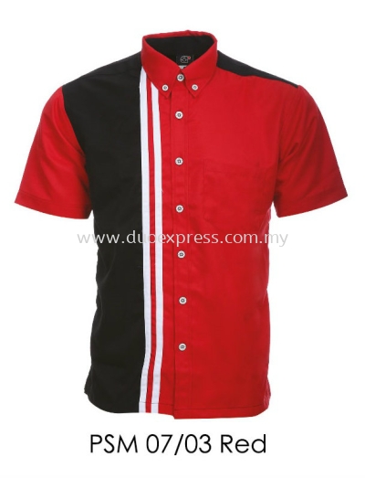 PSM 07 03 Red Unisex Corporate Shirt