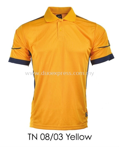 TN 08 03 Yellow Collar T Shirt