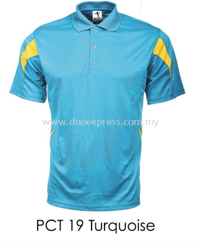 PCT 19 Turquoise Collar T Shirt