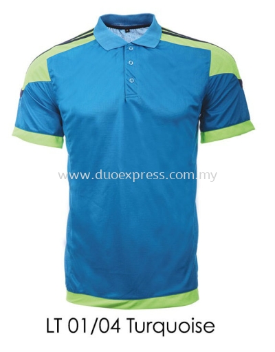 LT 01 04 Turquoise Collar T Shirt